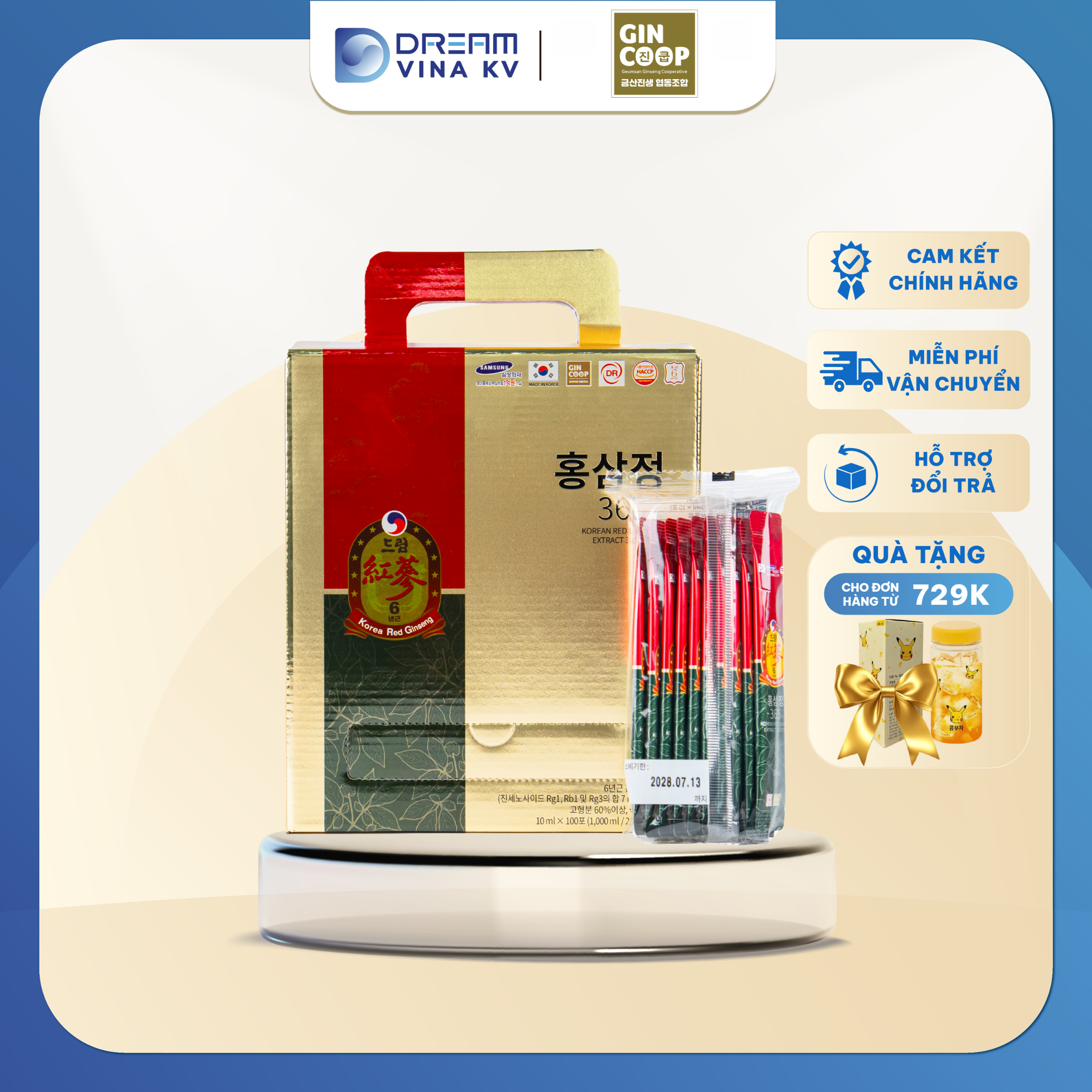 Tinh chất hồng sâm 365