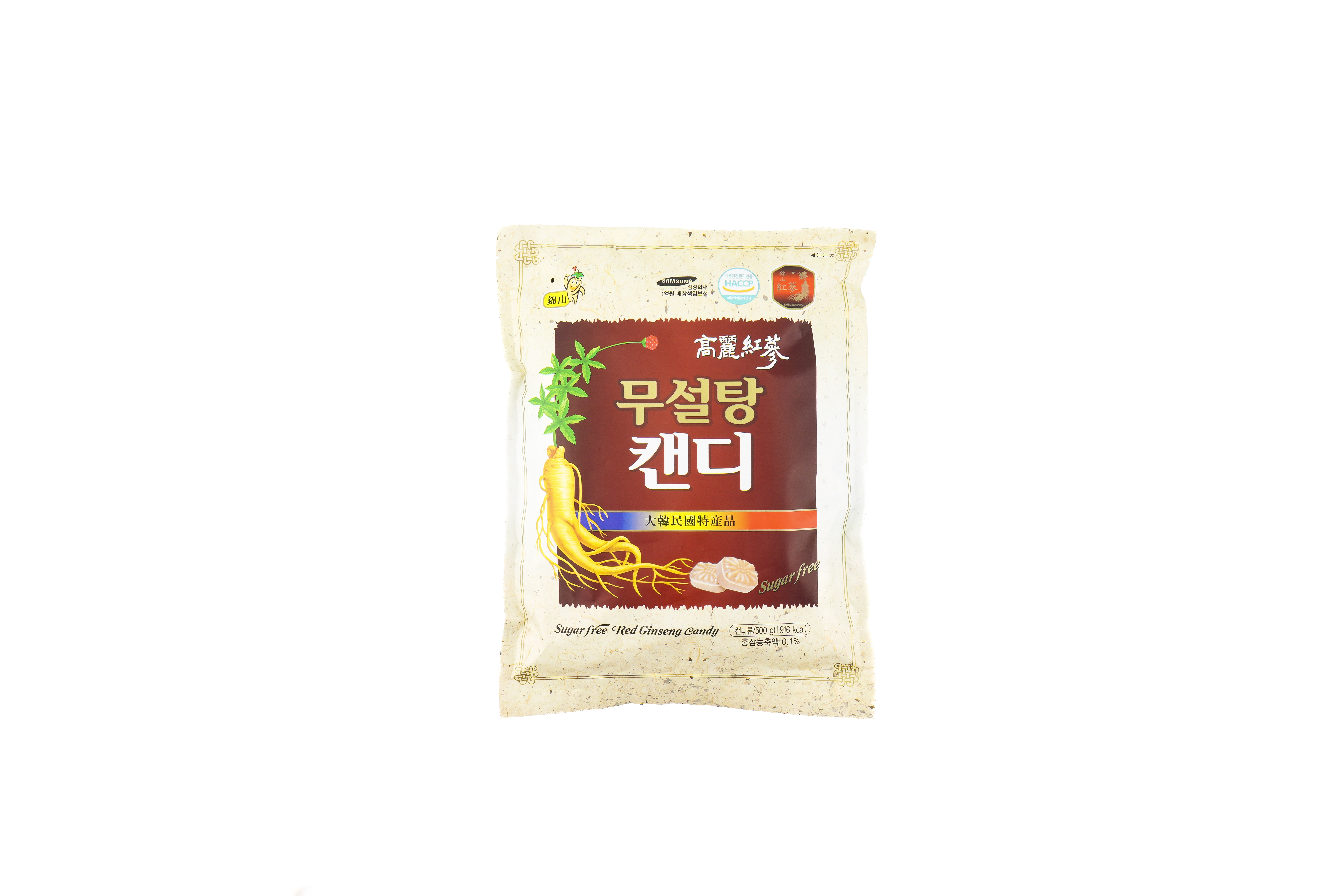Kẹo hồng sâm Hàn Quốc không đường