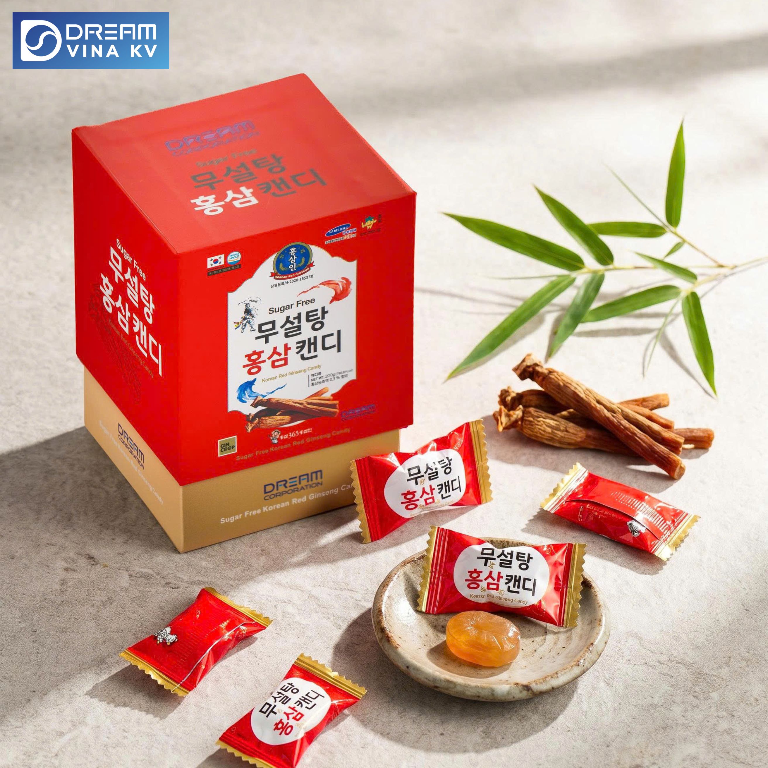 Kẹo sâm không đường 365 phiên bản hộp cao cấp - 200g - Hình ảnh 10