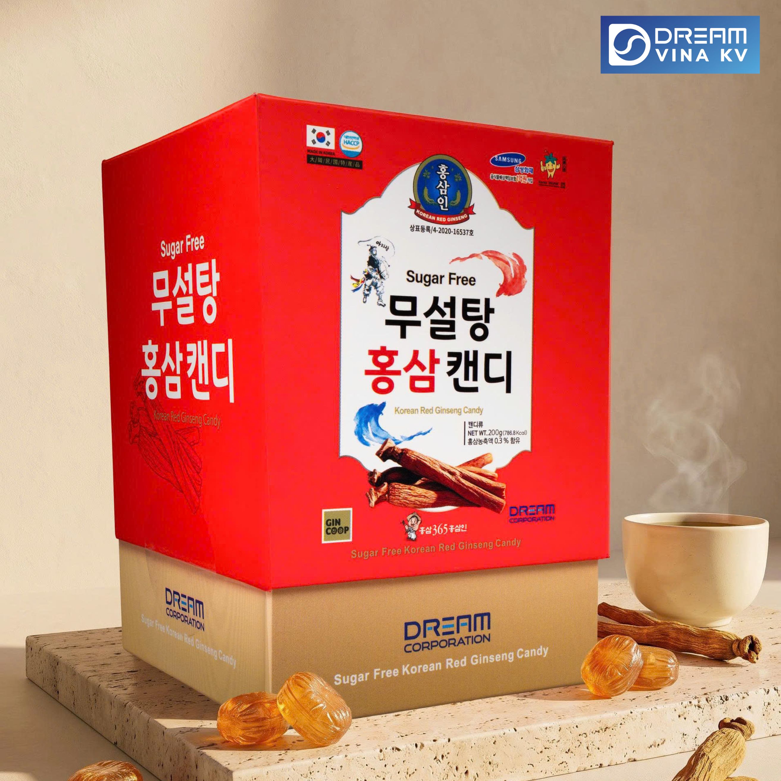 kẹo sâm không đường 365